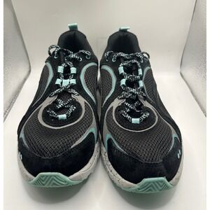 Ryka Sky Walk Trail Women's Black Turquoise Athletic Shoes Size 7.5 M